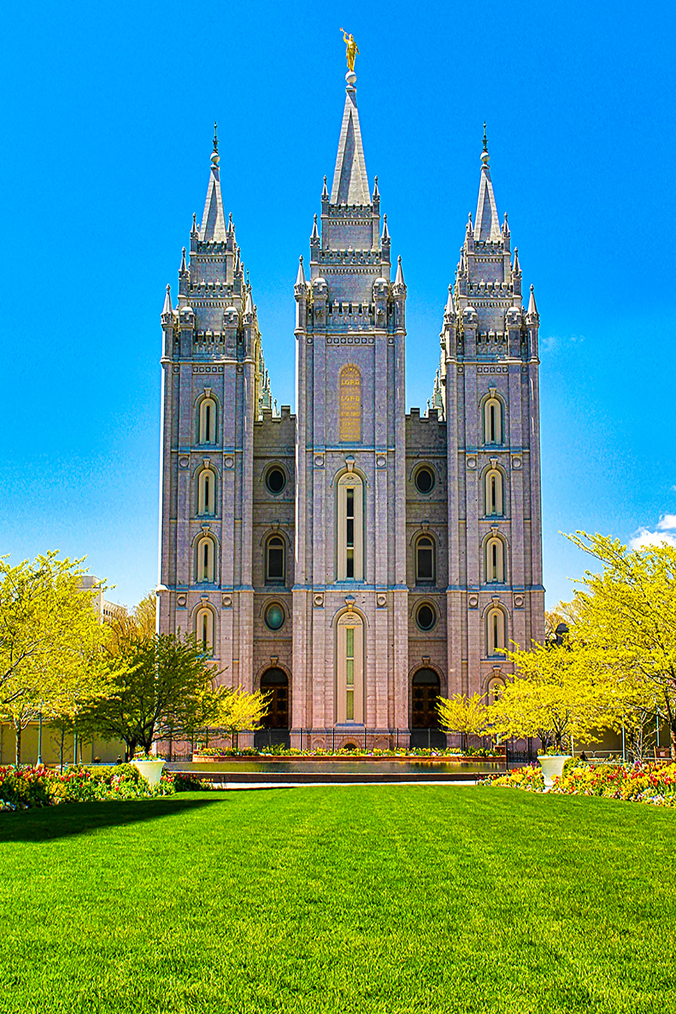 Salt Lake Temple in Spring — Open House 2027